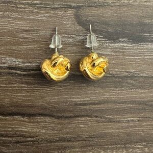 Kate Spade Gold Plated Knot Stud Earrings